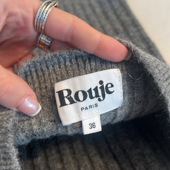 NWT Rouje Demi Cardigan and Sadie Top set - Anthracite - Picture 11 of 12